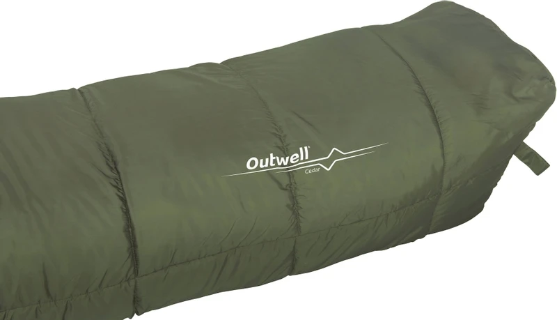 Outwell Cedar Mummy Slaapzak - Groen 6 Outwell Cedar Mummy Slaapzak - Groen - Afbeelding 4