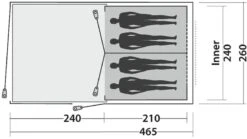 Easy Camp Galaxy 400 Steel Blue Tunneltent - 4 Personen 11 Easy Camp Galaxy 400 Steel Blue Tunneltent - 4 Personen -Outwell Winkel 1179 1900 e5f08167 cd39 48bb 9924 b67496b9e714 1280x960