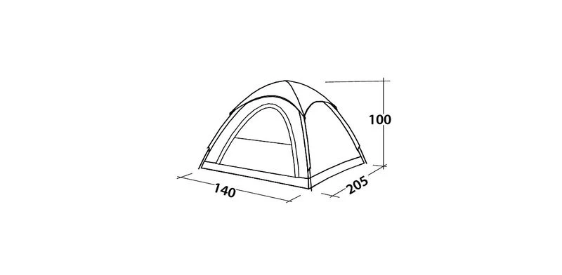 Easy Camp Comet 200 Koepeltent - 2 Personen 11 Easy Camp Comet 200 Koepeltent - 2 Personen - Afbeelding 9