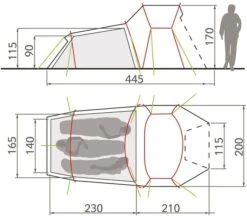 Vaude Chapel L XT Koepeltent - 3 Persoons -Outwell Winkel 12823 5 resultaat