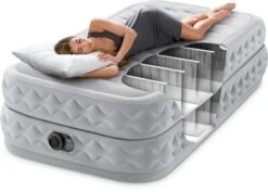 Intex Supreme Air Flow Luchtbed - Eenpersoons - Ingebouwde Elektrische Pomp -Outwell Winkel 1320 1900 64488 inuse 2023 300