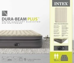 Intex Prime Comfort Luchtbed - Queensize - Ingebouwde Elektrische Pomp -Outwell Winkel 1621 1900 64164nd pkg 2023 300