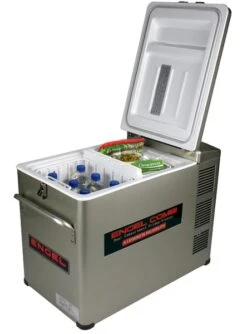 Engel MD45F-CD-P Dual-zone Compressor Koelbox - 40 Liter -Outwell Winkel 1900 1377 md45fcdp deckel offen freezer klein