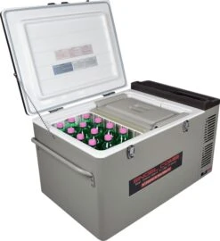 Engel MD60F-C Dual-zone Compressor Koelbox - 57 Liter -Outwell Winkel 1900 1732 md60fc deckel offen