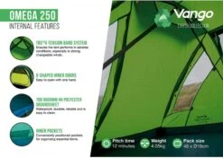 Vango Omega 250 Tunneltent - 2 Persoons - Groen 18 Vango Omega 250 Tunneltent - 2 Persoons - Groen -Outwell Winkel 1900 1783 omega 250 8