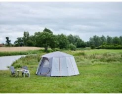 Coleman Octagon Grey Familietent - 8 Persoons -Outwell Winkel 1900 1900 coleman octagon grey familietent 8 persoons 6