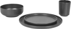 Bo-Camp Patom Melamine Serviesset - 16-delig - Antraciet -Outwell Winkel 486 1200 6181462 03
