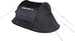 High Peak Vision 2 Pop-up Tent - 2 Persoons - Zwart -Outwell Winkel 654 1200 4001690102803.pt04