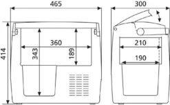 Dometic CoolFreeze CDF 18 Autokoelbox - 18L -Outwell Winkel 737 1200 900 900 dometic coolfreeze cdf 18 7