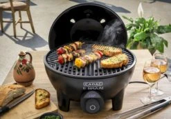 CADAC E-Braai Elektrische Barbecue - Zwart -Outwell Winkel 842 1200 e braai food 2