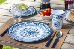 Bo-Camp Old Dutch Melamine Serviesset - 16-delig -Outwell Winkel 900 1350 6181360 10