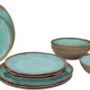 Bo-Camp Halo Melamine Serviesset - 12-delig - Aqua 1 Bo-Camp Halo Melamine Serviesset - 12-delig - Aqua -Outwell Winkel 900 1461 6181392