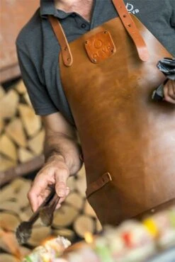 OFYR Leren Schort - Bruin -Outwell Winkel 900 601 apron 001