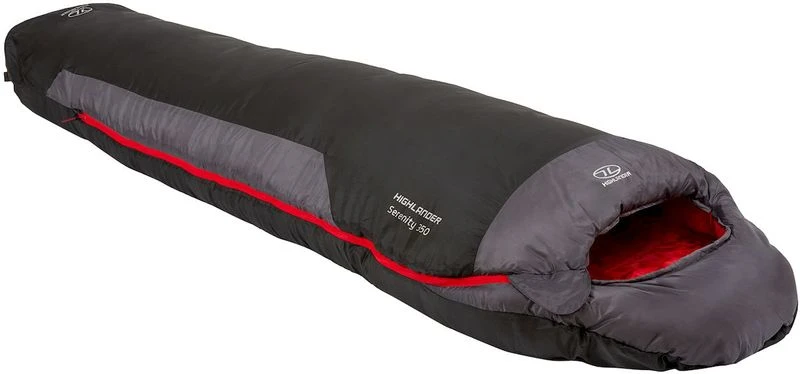 Highlander Serenity 350 Mummy Slaapzak - Charcoal 3 Highlander Serenity 350 Mummy Slaapzak - Charcoal