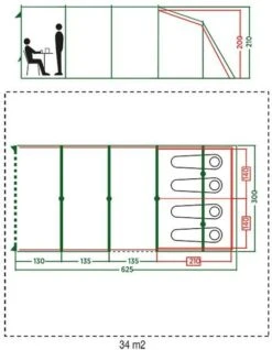 Coleman Vail Tunneltent - 4 Persoons 11 Coleman Vail Tunneltent - 4 Persoons -Outwell Winkel 972 1900 coleman vail tunneltent 4 persoons 2