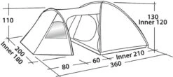 Easy Camp Eclipse 300 Tunneltent - 3 Persoons - Groen 15 Easy Camp Eclipse 300 Tunneltent - 3 Persoons - Groen -Outwell Winkel 981 1900 4cb3ef6c cdb0 4961 81b9 533262e89ee6 1280x960