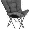 Bo-Camp Urban Outdoor Grainger Vlinderstoel - Antraciet -Outwell Winkel bo camp grainger vlinderstoel grijs 3
