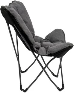 Bo-Camp Urban Outdoor Grainger Vlinderstoel - Antraciet 14 Bo-Camp Urban Outdoor Grainger Vlinderstoel - Antraciet -Outwell Winkel bo camp grainger vlinderstoel grijs 8