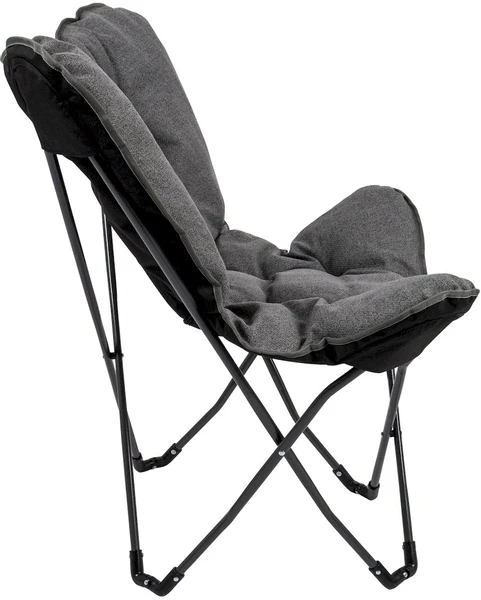 Bo-Camp Urban Outdoor Grainger Vlinderstoel - Antraciet 6 Bo-Camp Urban Outdoor Grainger Vlinderstoel - Antraciet - Afbeelding 4