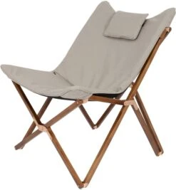 Bo-Camp Urban Outdoor Bloomsbury Vlinderstoel - Beige - M -Outwell Winkel bo camp bloomsburry relaxstoel m beige 1 1