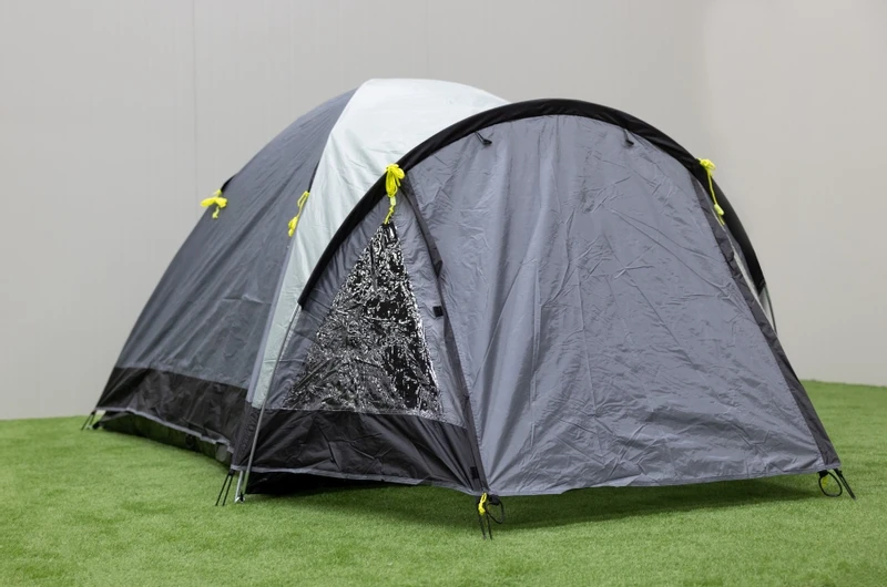 Kampa Brighton Grey 3 Tunneltent - 3 Persoons 4 Kampa Brighton Grey 3 Tunneltent - 3 Persoons - Afbeelding 2