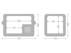 Dometic CFX3 55 Compressor Koelbox - 55 Liter 12 Dometic CFX3 55 Compressor Koelbox - 55 Liter -Outwell Winkel cfx3 55