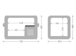 Dometic CFX3 55IM Compressor Koelbox - 53 Liter -Outwell Winkel cfx3 55im