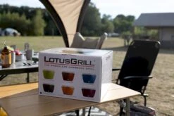 LotusGrill XL Hybrid Houtskoolbarbecue - Rood 19 LotusGrill XL Hybrid Houtskoolbarbecue - Rood -Outwell Winkel doos lotusgrill 4