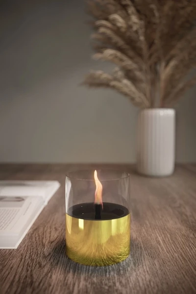 Tenderflame Lilly 10 Tafelhaard - Goud 4 Tenderflame Lilly 10 Tafelhaard - Goud - Afbeelding 2